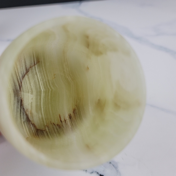 Natural Stone Goblet Chalise Wine Glass - Picture 9 of 11